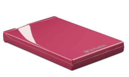 Verbatim Acclaim USB Portable Hard Drive pink
