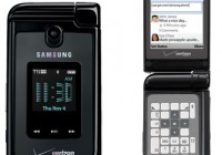 Verizon Samsung Zeal Dual-Hinge Messaging Phone with E-ink QWERTY Keypad 1