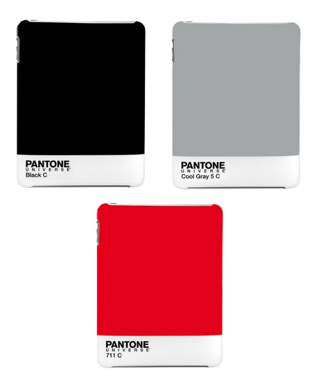 Case Scenario Pantone Cases for iPad Black Cool Gray Red 711