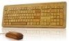 Full Bamboo Keyboard and Mouse Combo