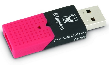 Kingston DataTraveler Mini Fun G2 USB Flash Drive red black