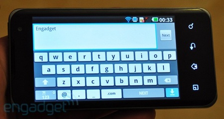 LG Optimus 2X Star Preview keyboard