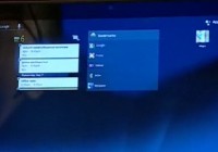 Motorola Android Tablet in Video running Honeycomb homescreen