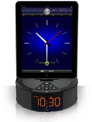 Stem Innovation TimeCommand Alarm Clock Music System for iDevices 1