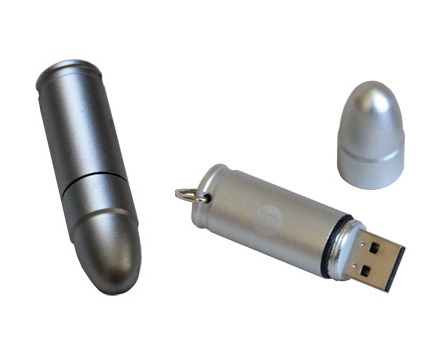 Active Media Silver Bullet USB Flash Drive