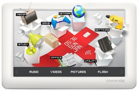 Cowon 3D 4.8-inch PMP does 1080p Playback 1