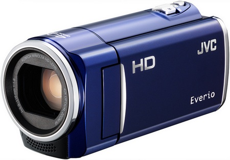 JVC HD Everio GZ-HM50 and GZ-HM30 720p HD Camcorders black