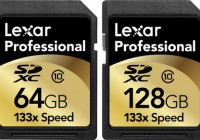 Lexar 128GB and 64GB Class 10 133x SDXC Memory Cards