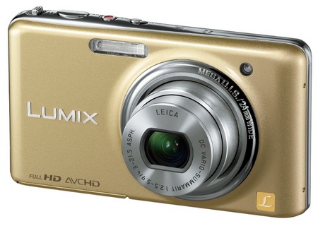 Panasonic LUMIX DMC-FX78 Ultra-Compact Digital Camera with Touchscreen and Full HD Video gold