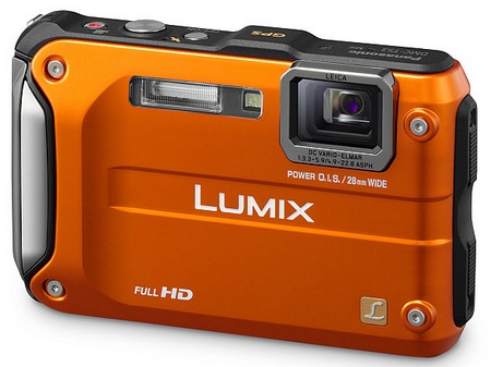 Panasonic LUMIX DMC-TS3 Rugged Digital Camera orange