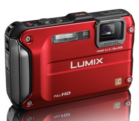Panasonic LUMIX DMC-TS3 Rugged Digital Camera red