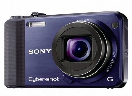 Sony Cyber-shot DSC-HX7V CompactCamera with 10x Optical Zoom blue