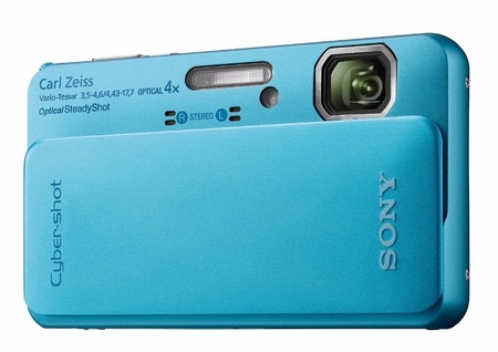 Sony Cyber-shot DSC-TX10 Rugged Digital Camera with 3D Photo Capture blue