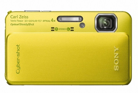 Sony Cyber-shot DSC-TX10 Rugged Digital Camera with 3D Photo Capture yellow