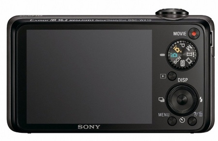 Sony Cyber-shot DSC-WX10 digital camera back