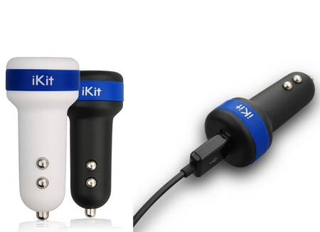 iKit AutoCharge+USB Car Charger for iDevices