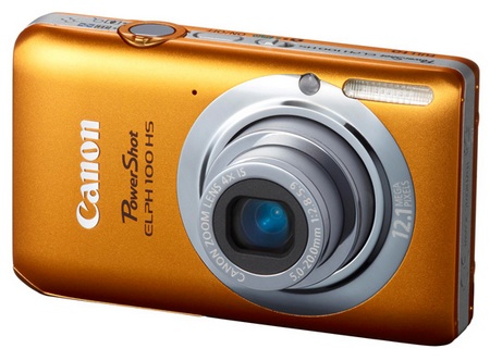 Canon PowerShot ELPH 100 HS Digital Camera orange