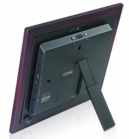 GiiNii GH-8DNP All-in-One Digital Photo Frame back