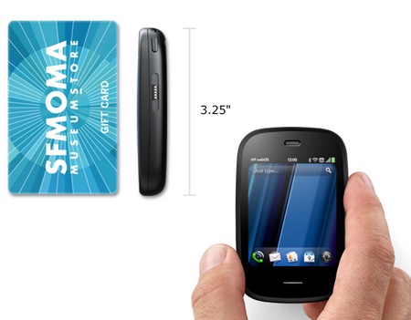 HP Veer - Smallest webOS Smartphone size