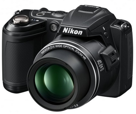 Nikon CoolPix L120 Digital Camera with 21x Optical Zoom black