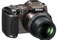 Nikon CoolPix L120 Digital Camera with 21x Optical Zoom bronze