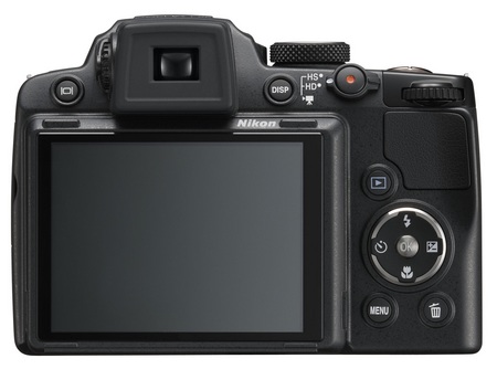 Nikon CoolPix P500 36x Ultra Zoom Camera back