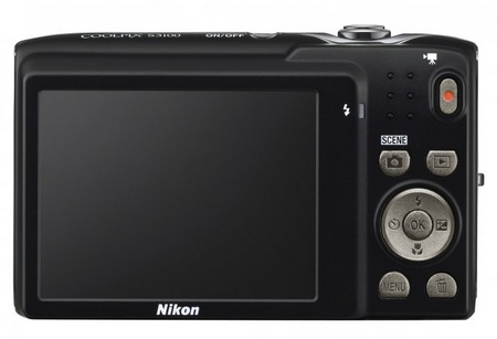 Nikon CoolPix S3100 digital camera back