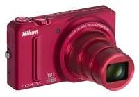 Nikon CoolPix S9100 Pocketable 18x Zoom Camera red