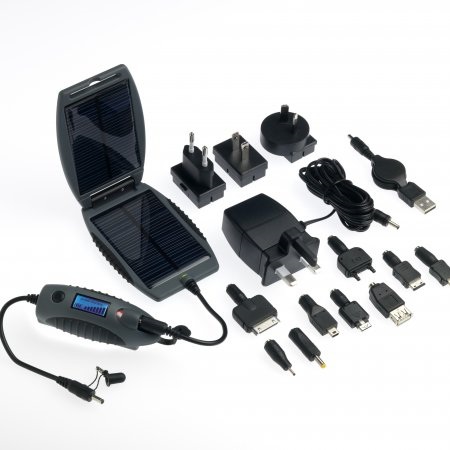 PowerTraveller powermonkey eXplorer Solar Portable Charging Kit items