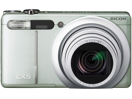 Ricoh CX5 Digital Camera with Hybrid AF System and 10.7x Optical Zoom silver