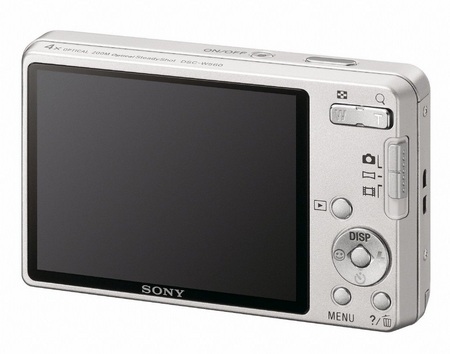 Sony Cyber-shot DSC-W560 digital camera back