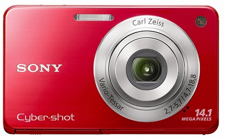 Sony Cyber-shot DSC-W560 digital camera red