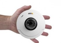 AXIS M50 Series PTZ Dome Network Camera on hand