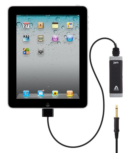 Apogee JAM Guitar Input for Mac and iOS devices with ipad