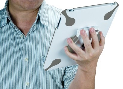 Bracketron Twist360 iPad Case on hand