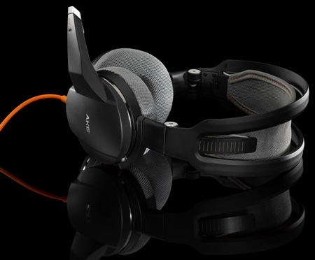 Harman AKG GHS-1 Portable Gaming Headset orange black