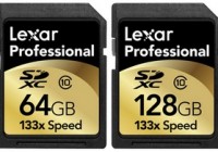 Lexar 64GB and 128GB Professional 133x SDXC Memory Cards