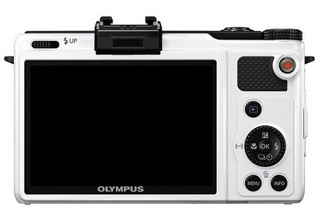 Olympus XZ-1 High-end Compact Digital Camera white back