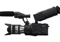 Sony NXCAM HD NEX-FS100 Super 35mm Full HD Camcorder side