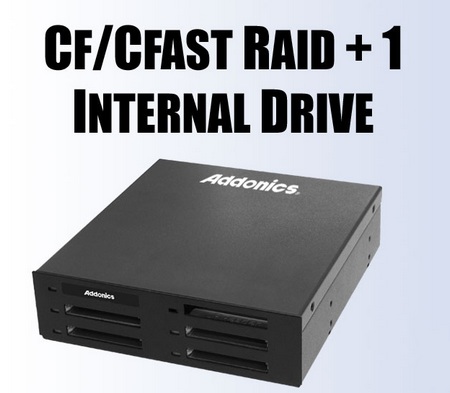 Addonics CF Drive and CFast Drives with Six Slots RAID