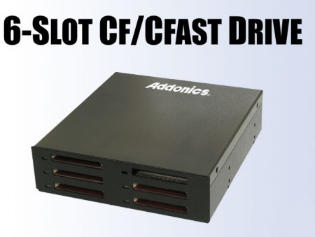 Addonics CF Drive and CFast Drives with Six Slots