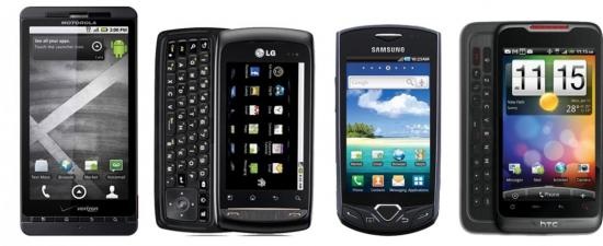 LG Axis, Samsung Gem, HTC Merge, and Motorola Milestone X for Alltel Wireless