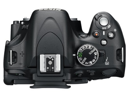 Nikon D5100 DSLR Camera top