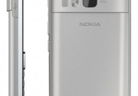 Nokia E6 QWERTY Business Smartphone back side