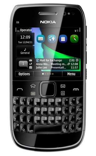 Nokia E6 QWERTY Business Smartphone black