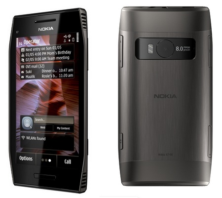 Nokia X7 Symbian Phone with 4-inch AMOLED Touchscreen back