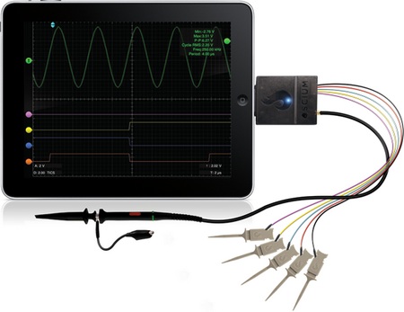 Oscium iMSO-104 Mixed Signal oscilloscope for iPod touch, iPhone and iPad