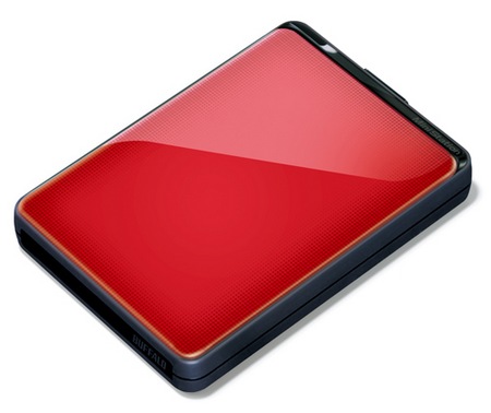 Buffalo MiniStation Plus USB 3.0 Portablel Hard Drive red