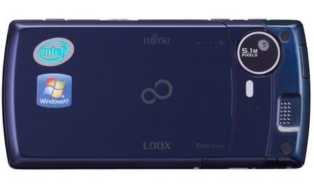 NTT DoCoMo Fujitsu LOOX F-07C Windows 7 Handset back
