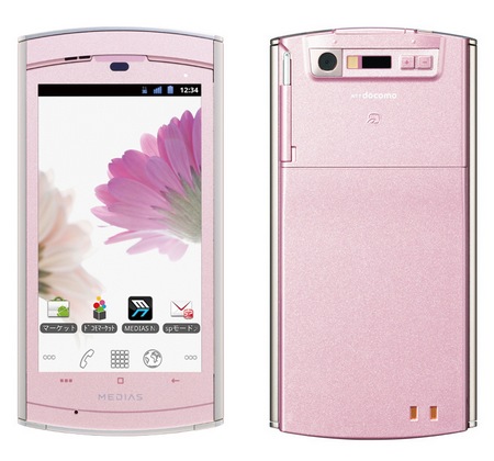 NTT DoCoMo NEC MEDIAS WP N-06C Ultra Slim Waterproof Android Smartphone Premium Rose